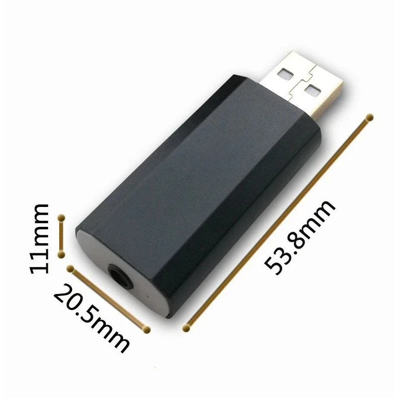 

USB External Sound Card For PC ES9018K2M Portable DAC Audio Decoder HIFI Headphone Amplifier Desktop Audio Adapter