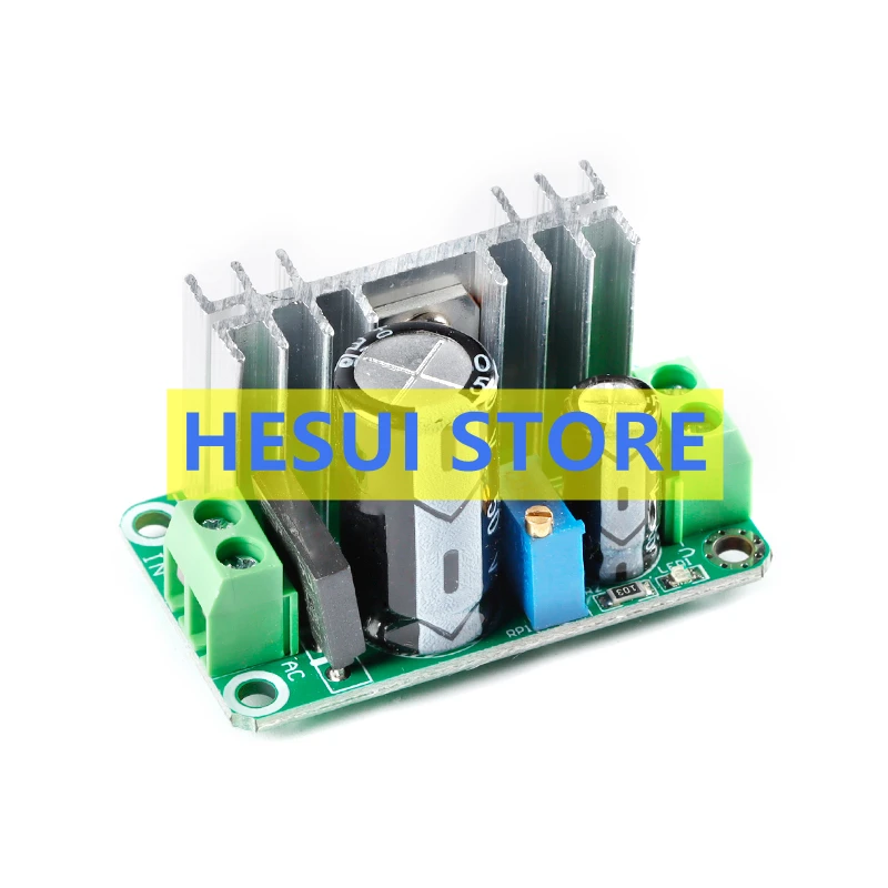 LM317 Adjustable voltage regulator PSU Adjustable power module Linear voltage regulator module with rectifier filter