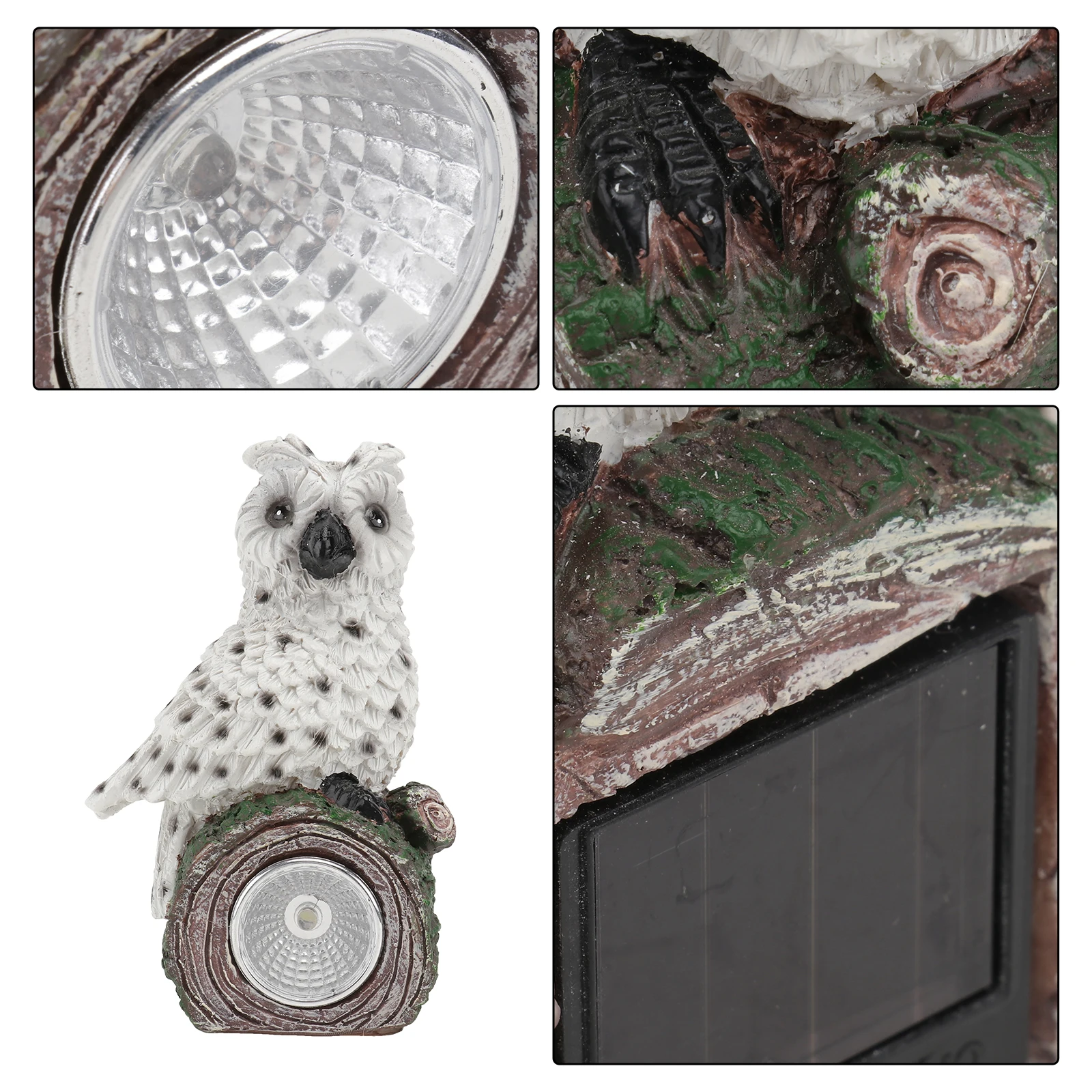 

Owl Night Light Tree Decoration Decorative Bird Statue Crafts Creative Household Furnishing Resin Handicraft