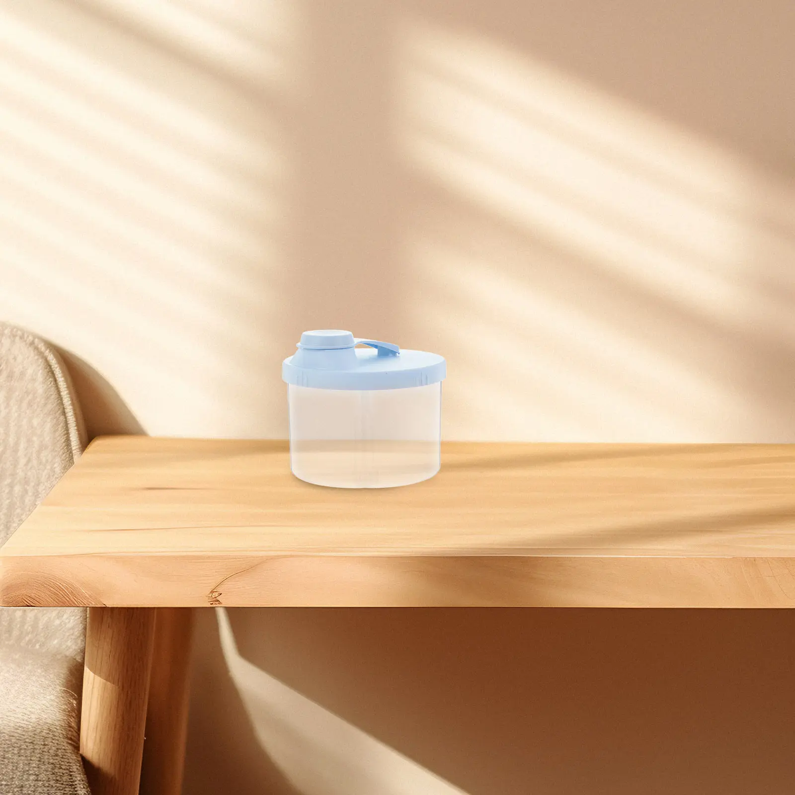 2Pcs Portable Milk Powder Boxes Reusable Rotating Four Compartments Leak-Proof Formula Dispensers for Travel Outdoor Picnic