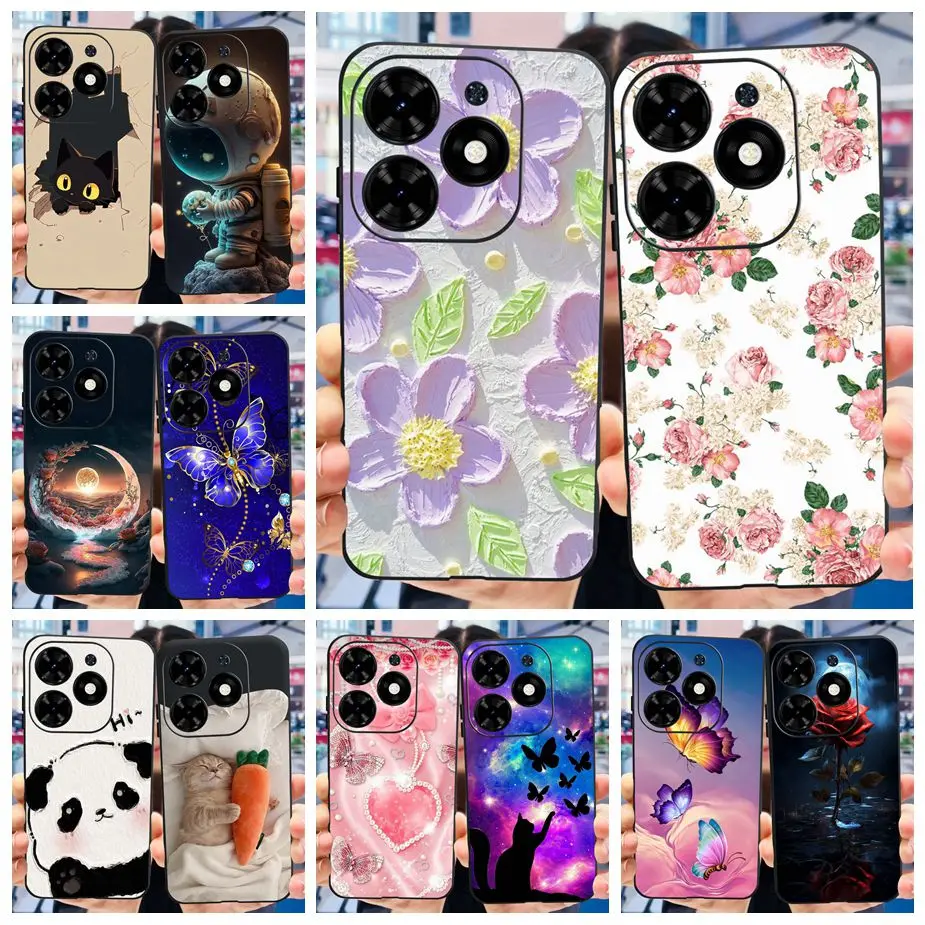 For Infinix Hot 40i Case X6528B New Fashion Painted Cover Soft Silicone Phone Case For Infinix Hot 40 Pro Hot40 X6836 Funda Bags