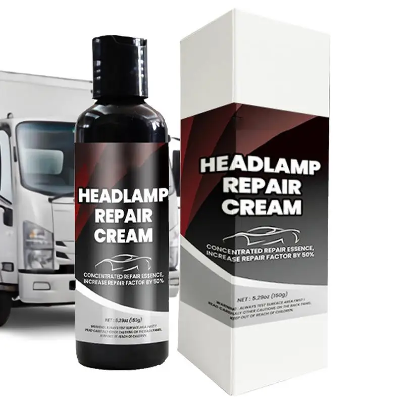 

Headlight Renewal Cream 150g Headlight Repair Agent Headlight Renewal Polish for Repair Headlight Yellowing Haze Oxidation