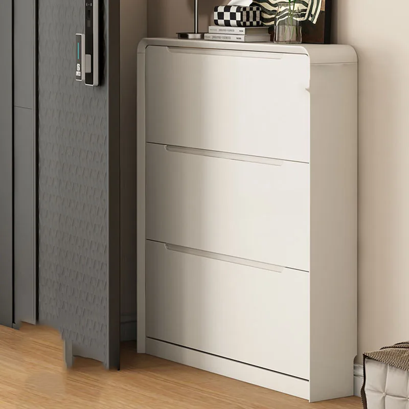 

Modern Vertical Shoe Cabinet Entrance Hall Slippers Luxury Designer Wooden Mobile Shoe Shelf Organizer Zapatero Home Furniture