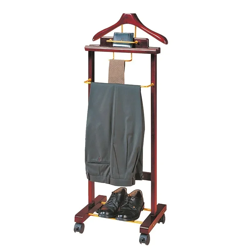 

Home Bedroom Hanger Hotel Suite Floor to Coat Wooden