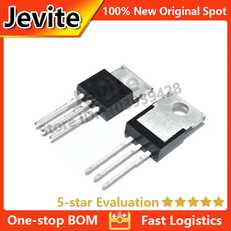 

Jevite 100% New Original electronics Controller 10-50 units/lote SPP20N60C3 20N60 TO-220 650V 20.7A MOSFET Transistor