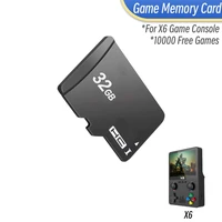 Tarjeta de juego para consola de juegos X6, tarjeta de memoria TF de 8GB/32GB con 10000 juegos gratis, juegos Retro