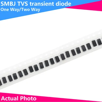 Tvsダイオードsmd,smbj5.0,6.0, 6.5, 6.8, 7.0, 10, 12, 15, 20, 24, 36, 40 a,ca,smb,DO-214AC, 100個