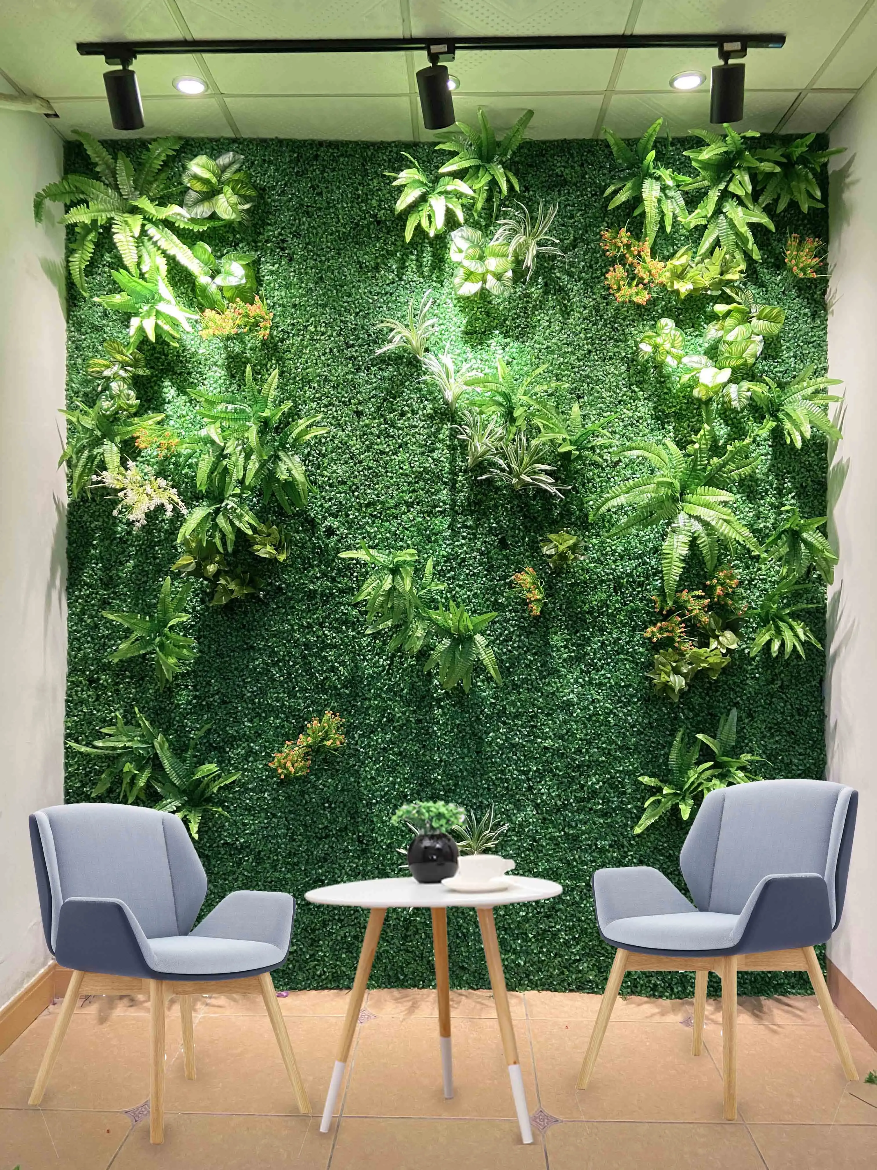 Artificial plant lawn board DIY background wall simulation green leaf grass wall eternal green wall wedding party home decoratio