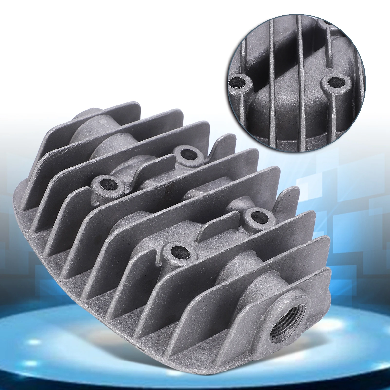 Accessori per coperchio a doppio cilindro per compressore d'aria da 2 pezzi 2.5P/3P/5P/6P