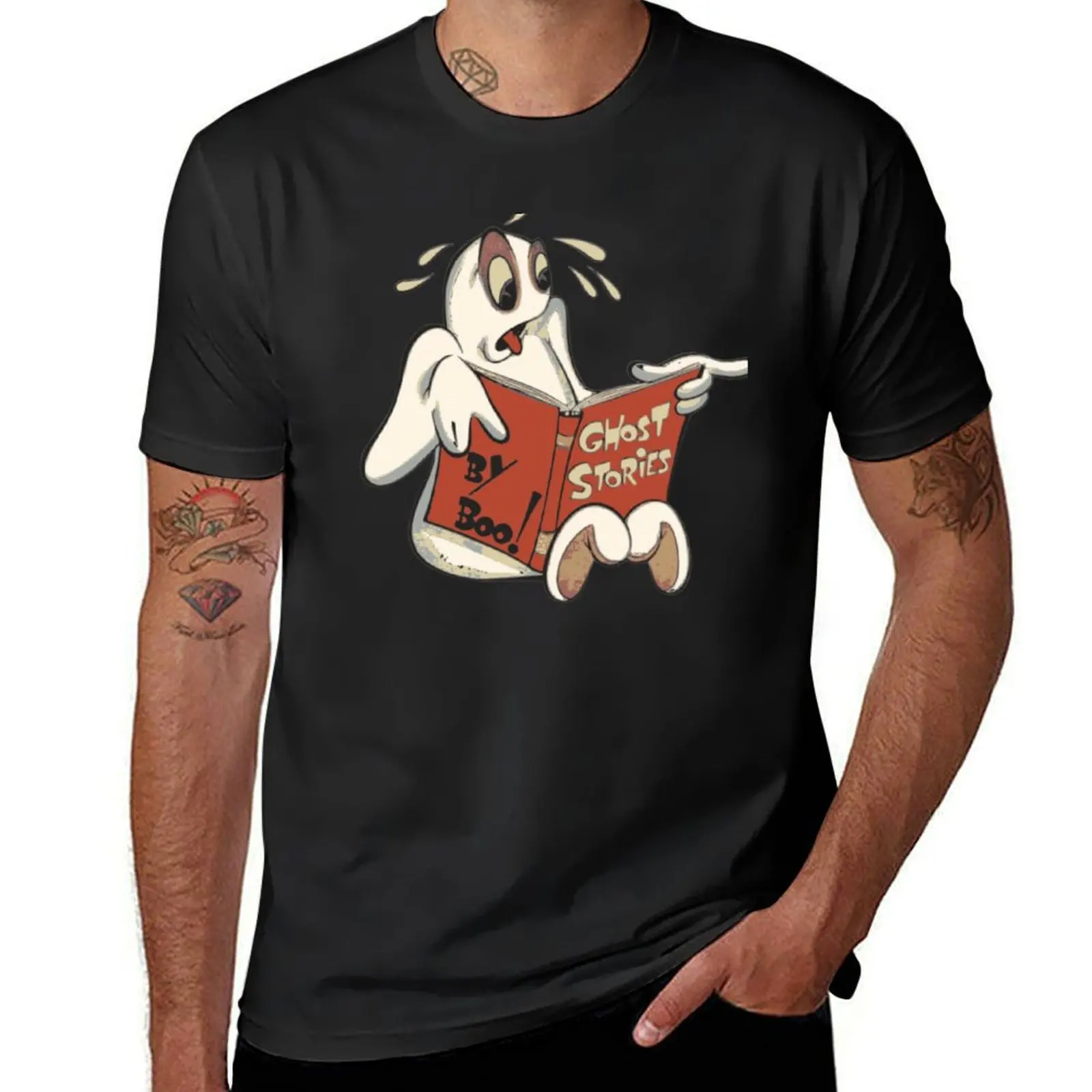 

Ghost of Disapproval 2022 T-Shirt funny shirt cotton animal prinfor boys vintage clothes plus size men clothing