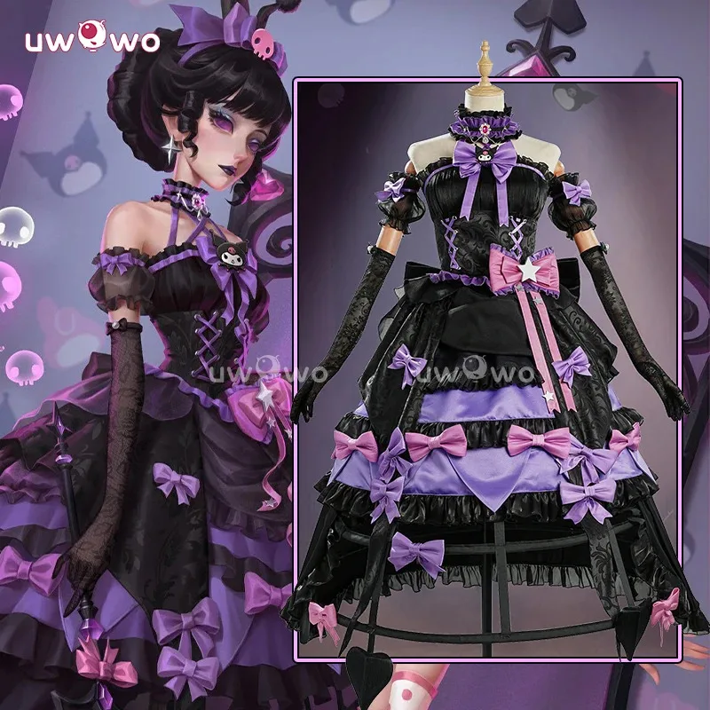 

qq28LQUWOWO Collab series: Game Identity V Blood Queen Mary Cosplay Purple Costume