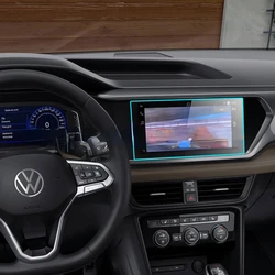 Car radio GPS Navigation Interior accessories Tempered glass screen protector film For VW Volkswagen Taos T-Cross 2022 10.1 inch