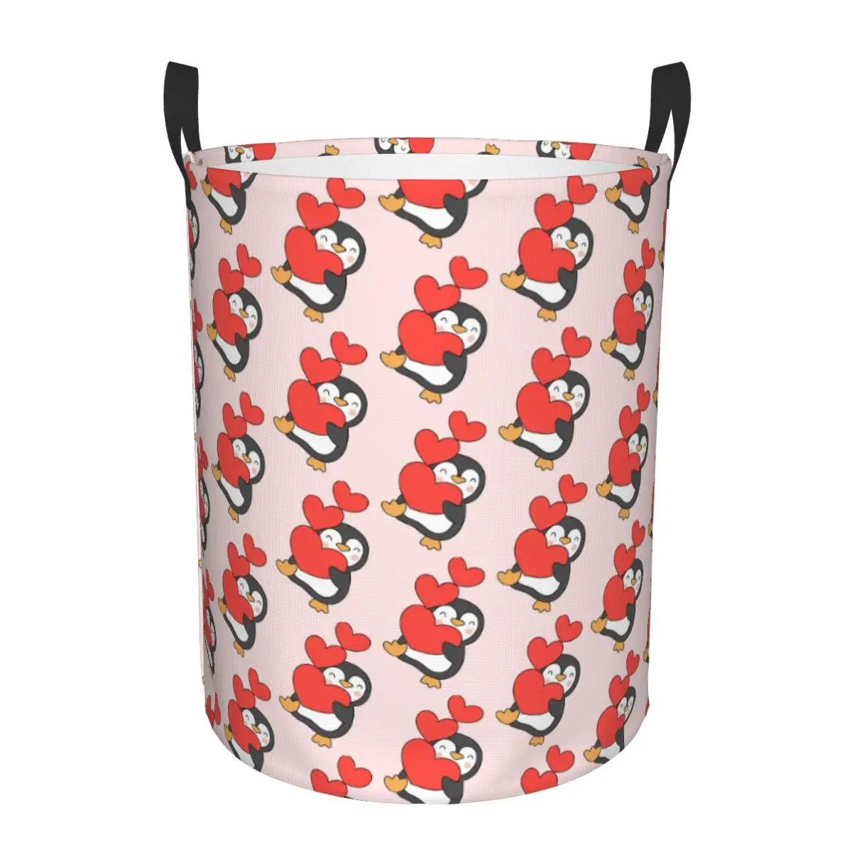 

Cute Penguin Baby Dirty Laundry Baskets Foldable Large Waterproof Clothes Storage Basket For Home Kids