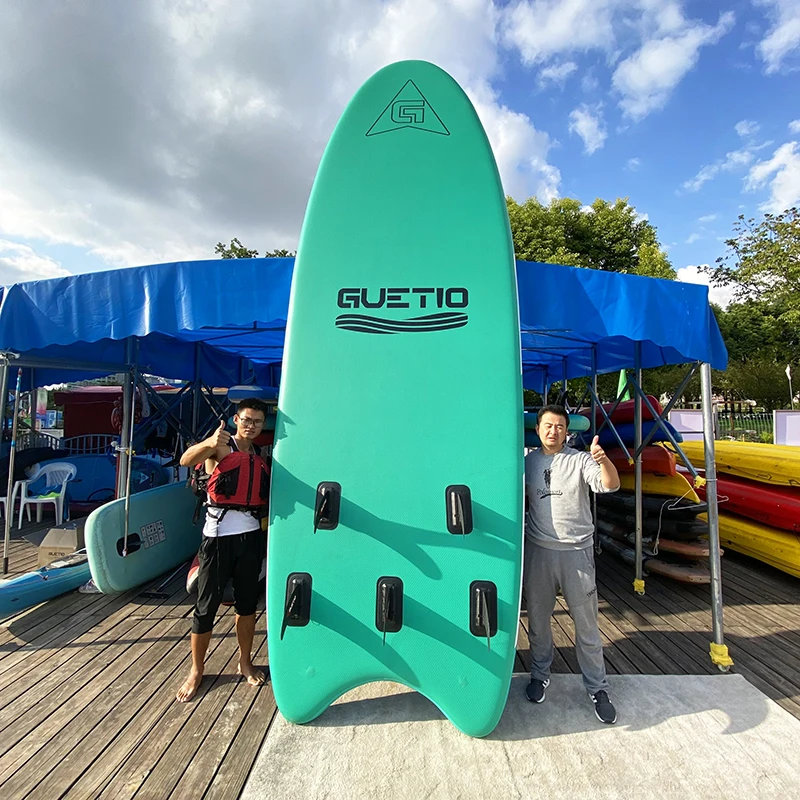 

Factory Wholesale Inflatable Big Paddle Board 4-8 Person Big Team Sup Boards Family Sup