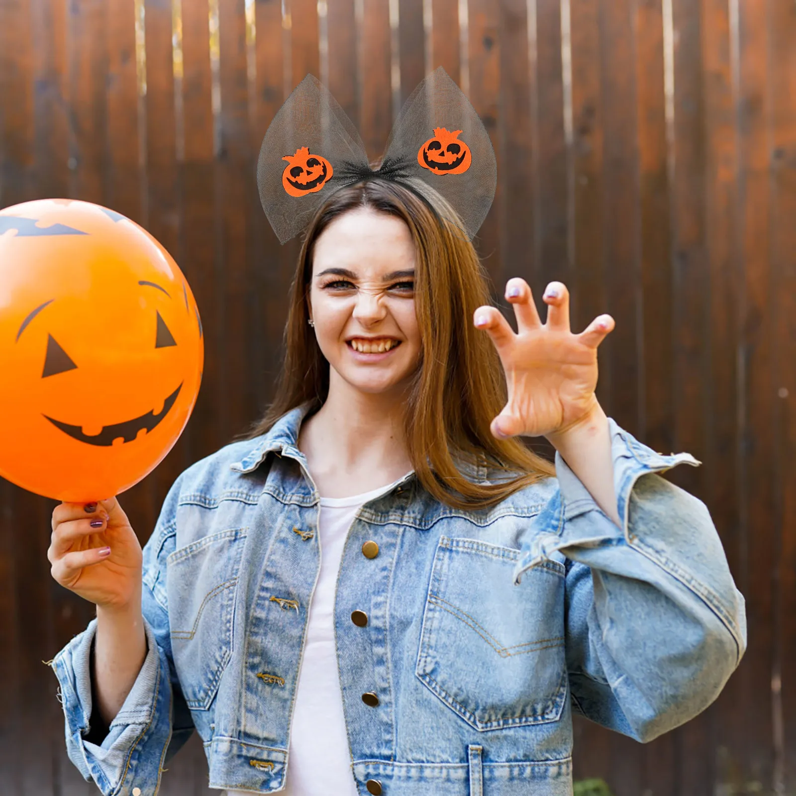 

Halloween Bow knot Headb Funny Hair Wear Festival Hoops Chic Gift Photo Props Group Party Cosplay Holiday