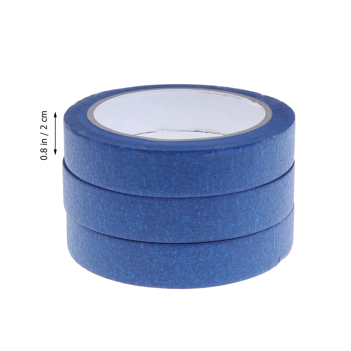 3pcs Color Separation Masking Tape Resistant Sticky Textured Paper For Indoor Outdoor Use No Residue Clean Edge Painting