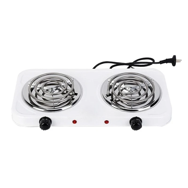 Household heating Stove Iron Burner Coffee Heater Double-head Non-radiative Electric Furnace kitchen Hotplates Cooker 1pc