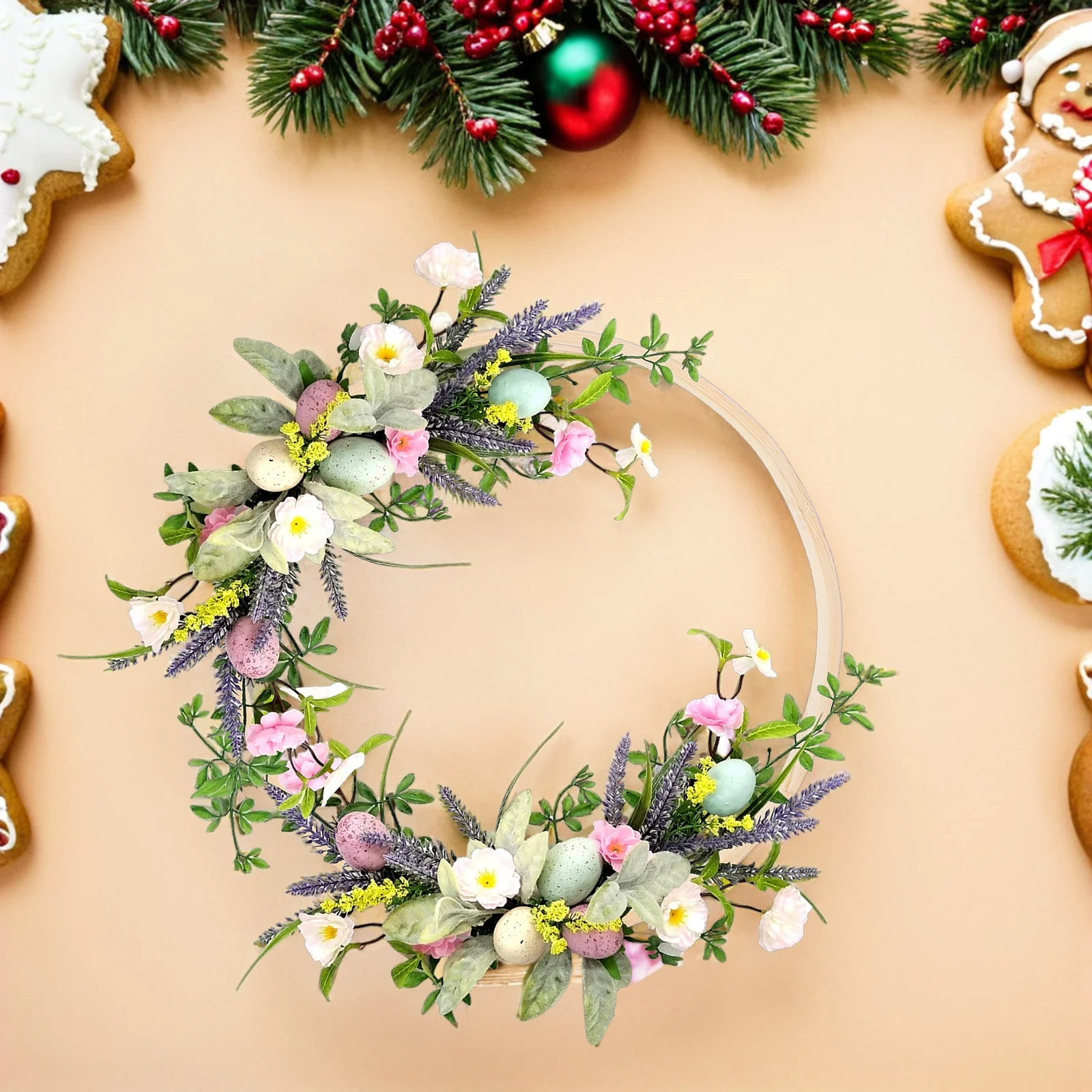 

9Pcs Bamboo Hoop Capturing Dreamcatcher Floral Macrame Wreath Rings Rustic Craft Base Wedding Decoration Bamboo Hoops