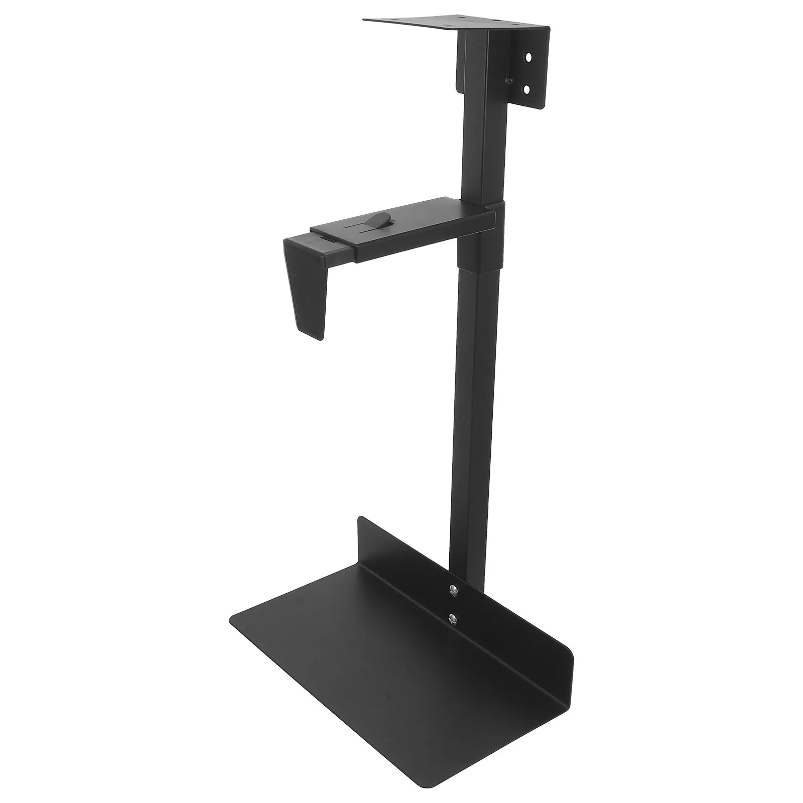 Computer Tower Bracket Under Desk Heavy Duty Metal CPU Mount Stand for Office Gaming Home Workstation 55Lb Capacity 5.1-8.5W X