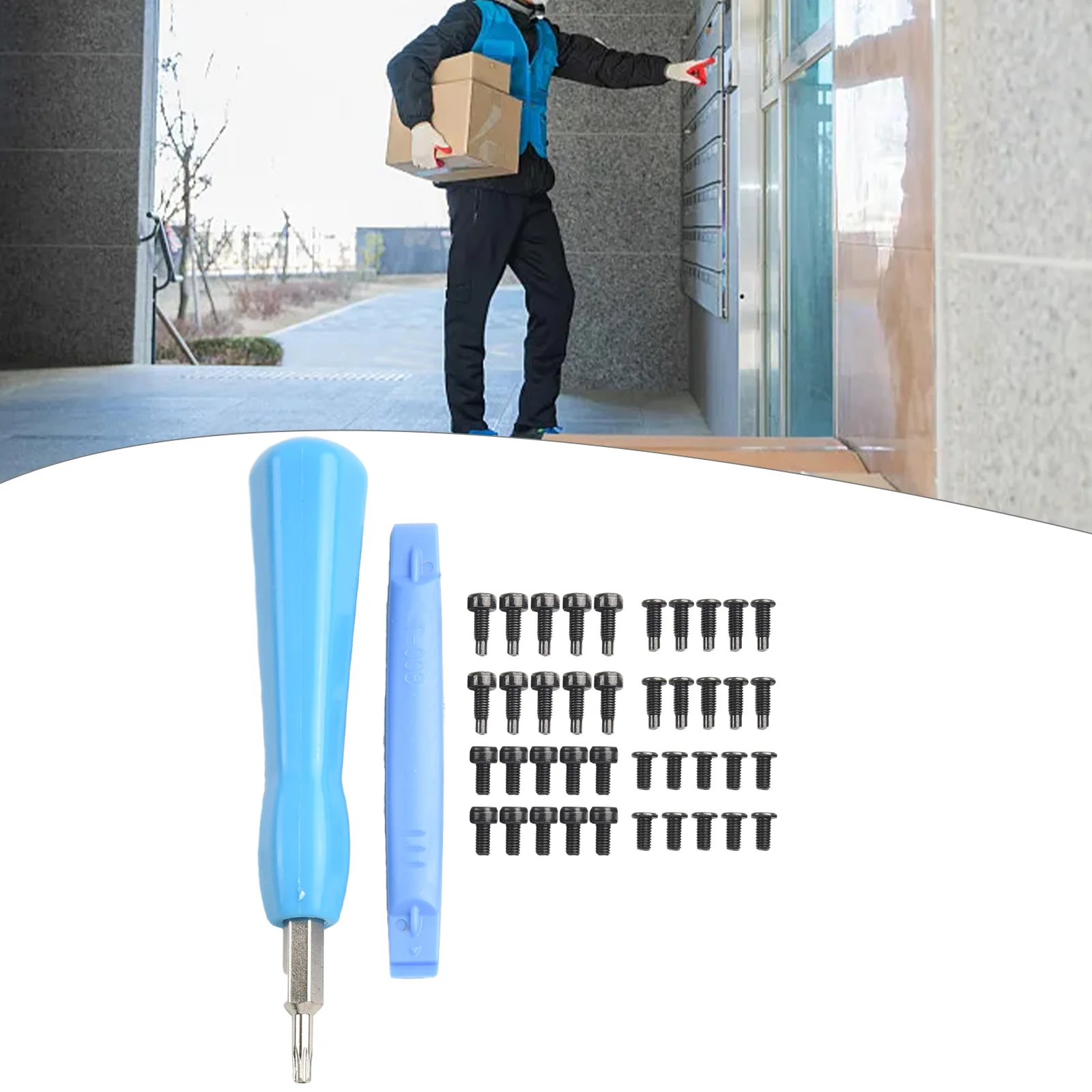 Reliable and Long Lasting Replacement Security Screws Screwdrivers Kit Compatible With for All for Ring Doorbell Models