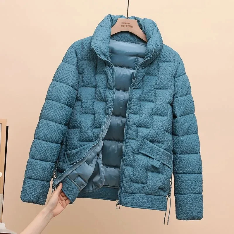 Parka courte rembourrée en coton chaud pour femme, veste pour femme, manteau d'extérieur pour femme, haut optique, 4XL, hiver, nouveau, 2023