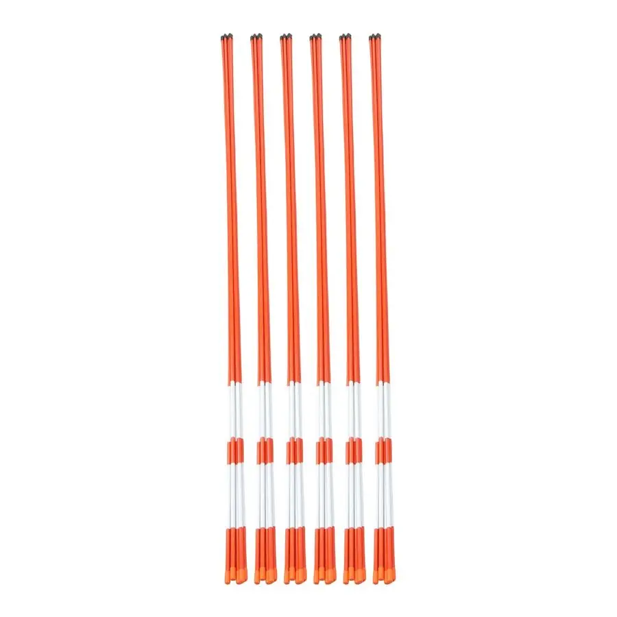 

Оранжевые снеговые колышки-маркеры для проезжей части 5,16 дюйма без светоотражающей ленты для разметки снега на подъездных путях и парковках