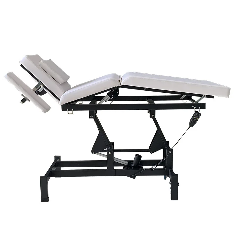 Adjustable electric massage bed, beauty bed with PU leather, foldable, commercial salon furniture