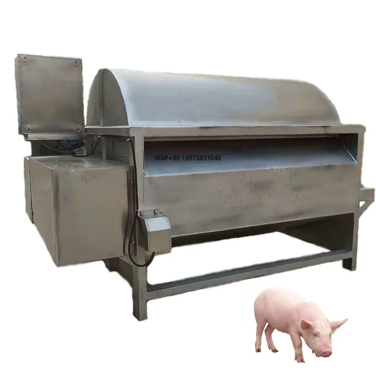 

Slaughterhouse Equipment Stainless Steel Pig Dehairer and Scalding Combination Machine