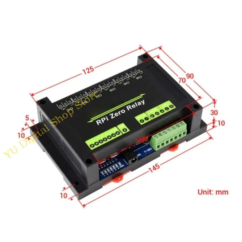 96BA 6 CHANNEL RELES Módulo robusto Rs485/Can Board expansión industrial Programable