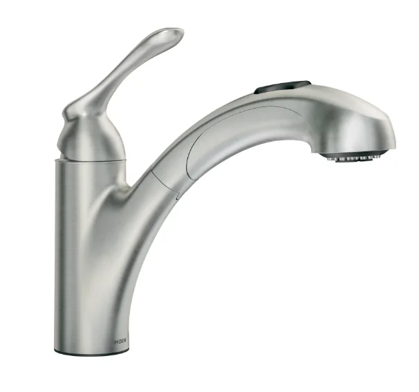 One-Handle Pullout Kitchen Faucet, Spot Resist Stainless