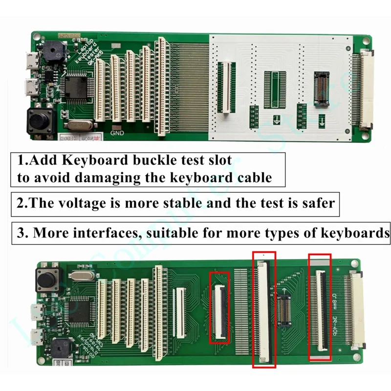 Imagem -02 - Máquina do Dispositivo de Teste do Teclado do Portátil Ferramenta de Interface Usb com Cabo 100 Testado Transporte Rápido Original Novo Qk-ak11 Qk-ak9