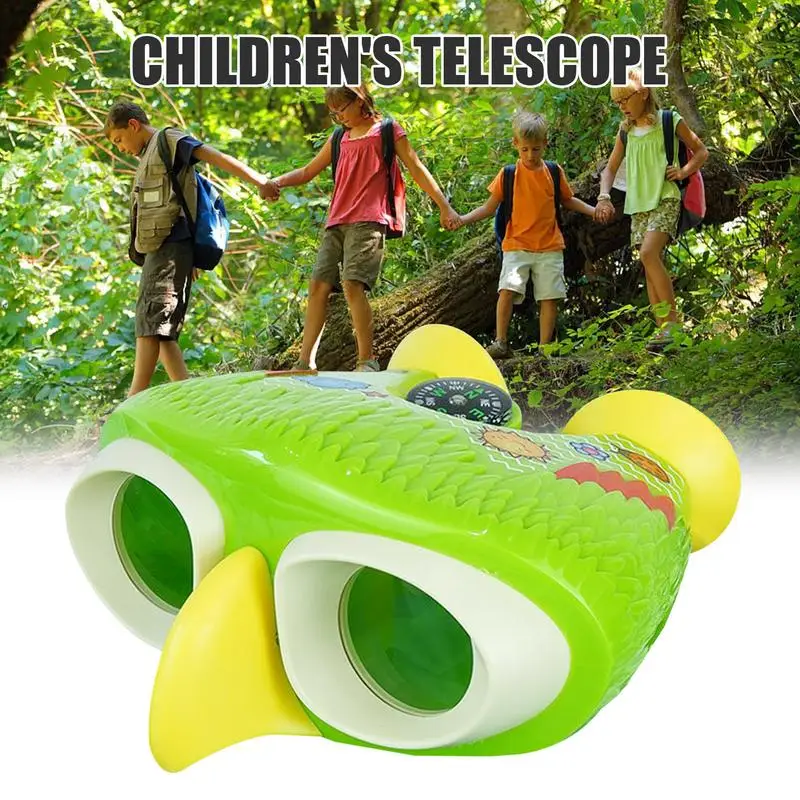 Telescope Camping Kids Kids Binoculars Outdoor Owl Shape High-Resolution 525 Optics Binoculars Owl-Shaped Design Binoculars With