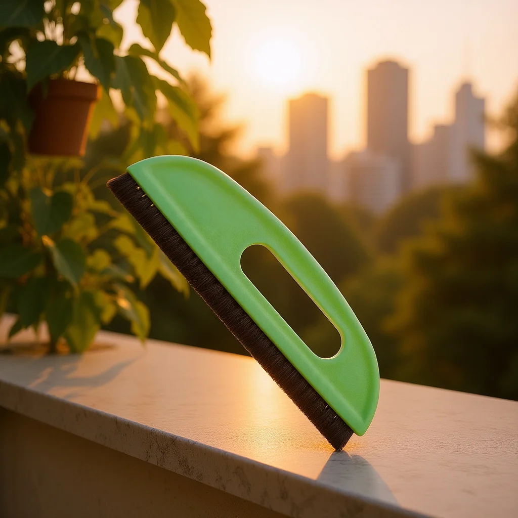 

Horse Hair Green Wallpaper Brush Construction Tool Trade Quality for Wallpaper Hanging and Wall Smoothing