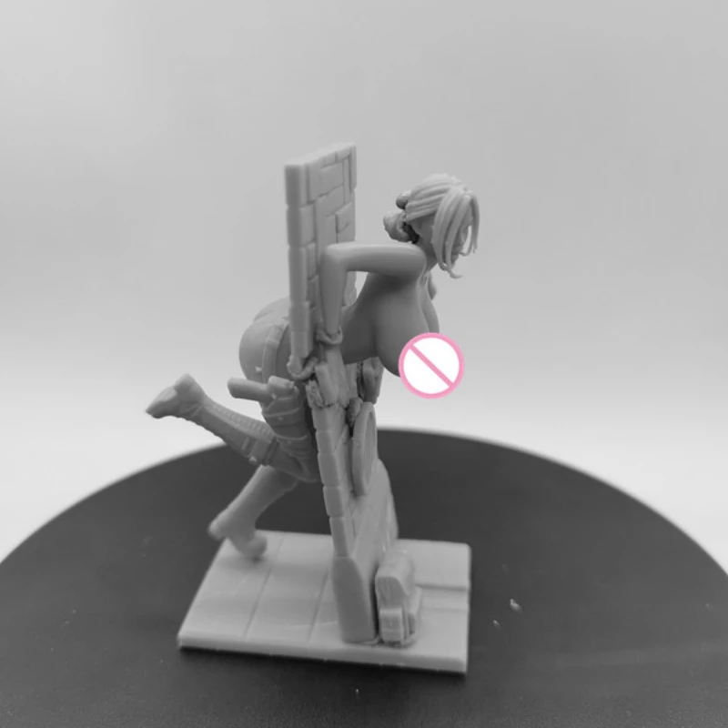 Explore Girls Diy Resin Figure 1/24 Scale 75mm Vertical Height Assemble Model Kit Unassembled Dioramas Unpainted Statuettes Toy