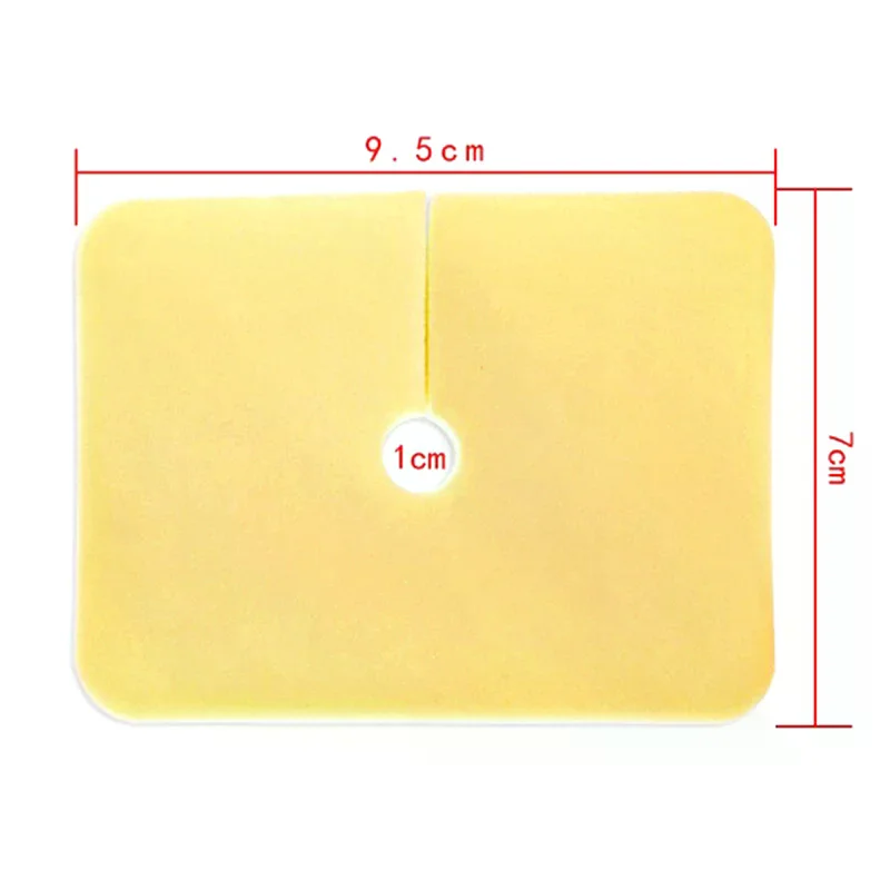 1 قطعة الطبية مريحة القصبة الهوائية فائقة النعومة تثبيت القصبة الهوائية أنبوب وسادة الشاش #5
