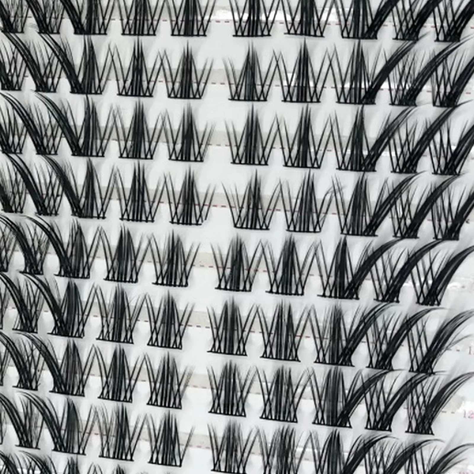 fox- manga False Eyelashes Natural Fluffy Volume winged Lash Extensions with Thin Band for Daily cosplay Makeup accessories