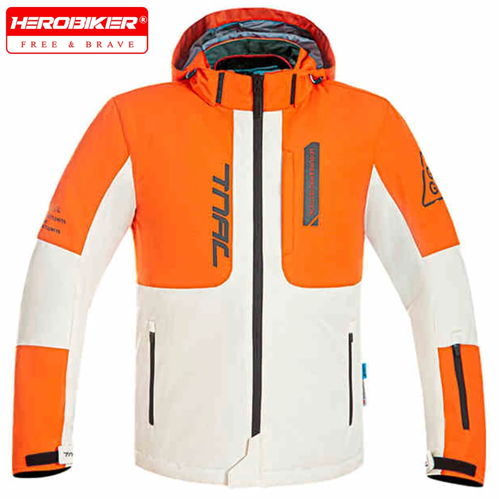 

Waterproof Motorcycle Jacket Motorcycle Travel Cycling Clothing Commuter Fall prevention Motorcycle Clothing with 7pcs Protector