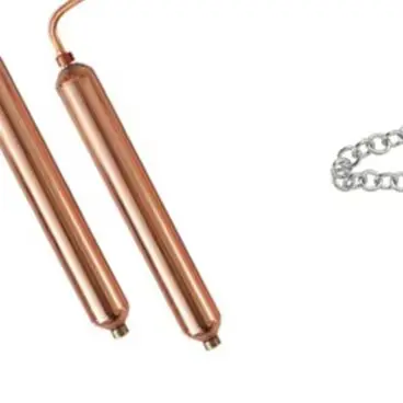 /2 /Pieces /Copper Divining Rods Metal Detector For Water Gold Treasure Hunting Dowsing Rod Geobiology Prospecting Tools