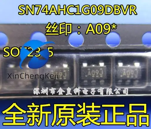 

20 шт. оригинальные новые SN74AHC1G09DBVR 74AHC1G09 SOT23-5 сетка/инвертор