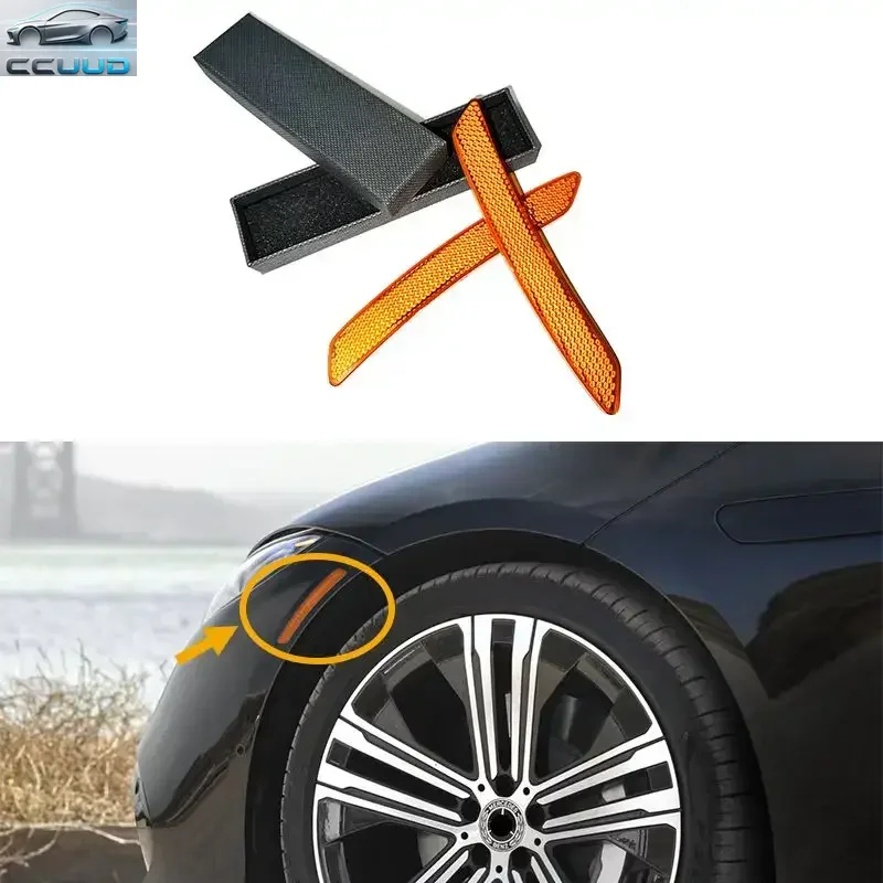 2pcs Car Reflective Sticker Car Door Stickers Decal Warning Reflective Tape Strips 3 Colors Safety Mark Auto Reflector Stickers