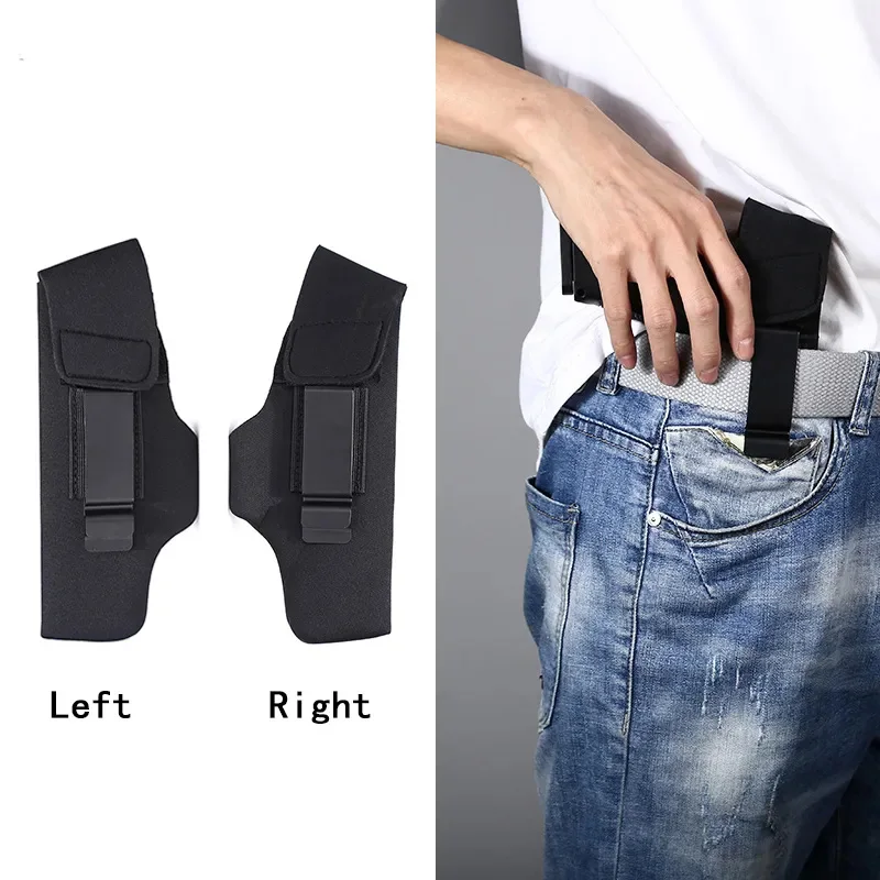 Universal Tactical Gun Holster Concealed Carry Holsters Belt Metal Clip IWB OWB Holster Airsoft Gun Bag for All Size Handguns