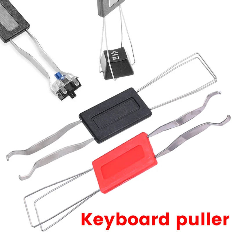 2 In 1 Key Cap Puller Universal Mechanical Keyboard Keycap Shaft Remover Key Board Button Extractor Replacement Cleaning Tool