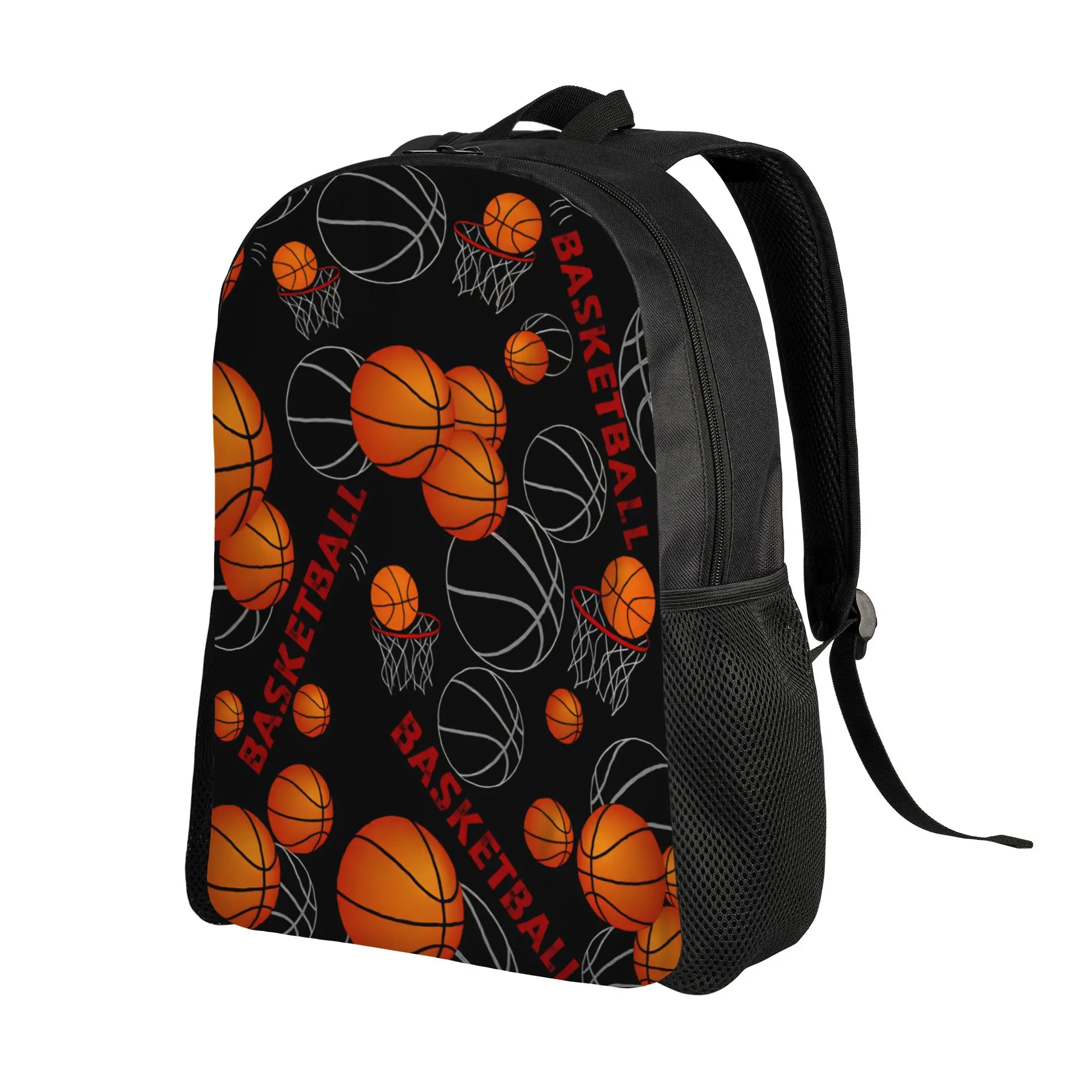 Sport Ball Basketball Grain Backpack Student Unisex Outdoor Style Backpacks Lightweight Stylish High School Bags Rucksack