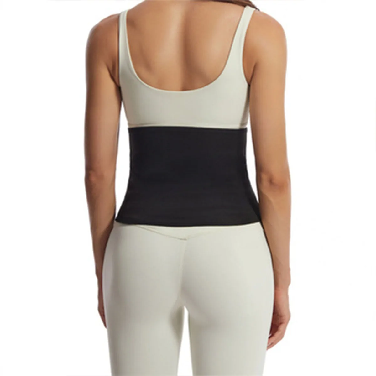 1 Piece Fitness Waist Shaping Sweat Absorbing Belt Women's Sports Body Shaping Belt Sweating Abdominal Belt