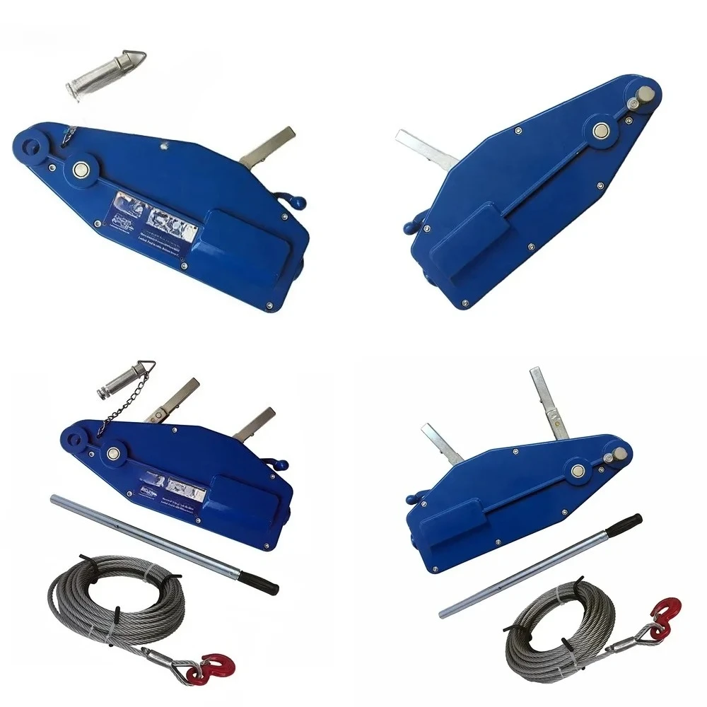 GS Certified Manual Lever Winch 1.6 T for CE Wire Rope Cable Pulling Hoist for Construction Lifting Rigging Industrial Use