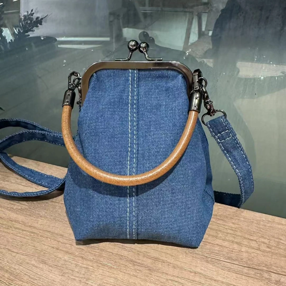 

Denim design women Shoulder Bag small handbags Cowboy female messenger bags phones sling bags Bolsa blue wallet