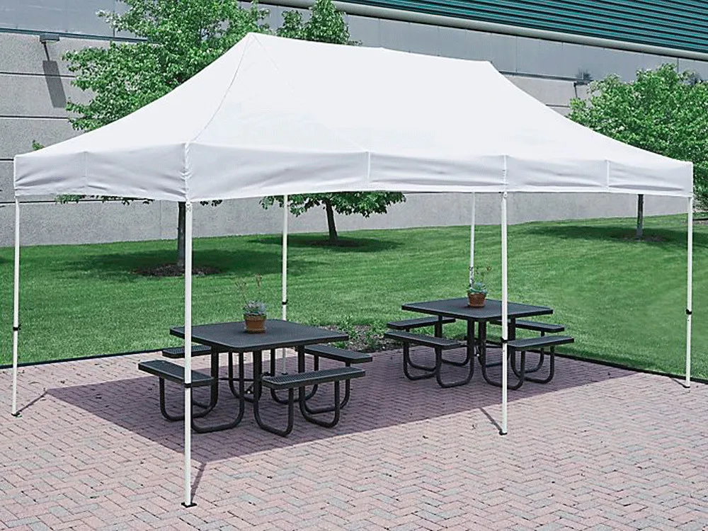 

10x20 Canopy Tent Outdoor EZ Pop Up Gazebo Party Wedding Instant Shelter White