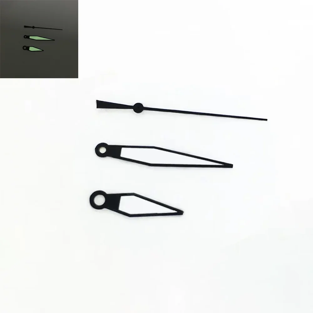 Аксессуары для часов Часы, минуты, секунд Три стрелки с зеленым светом Подходит для механизма ETA2836/2846/2824