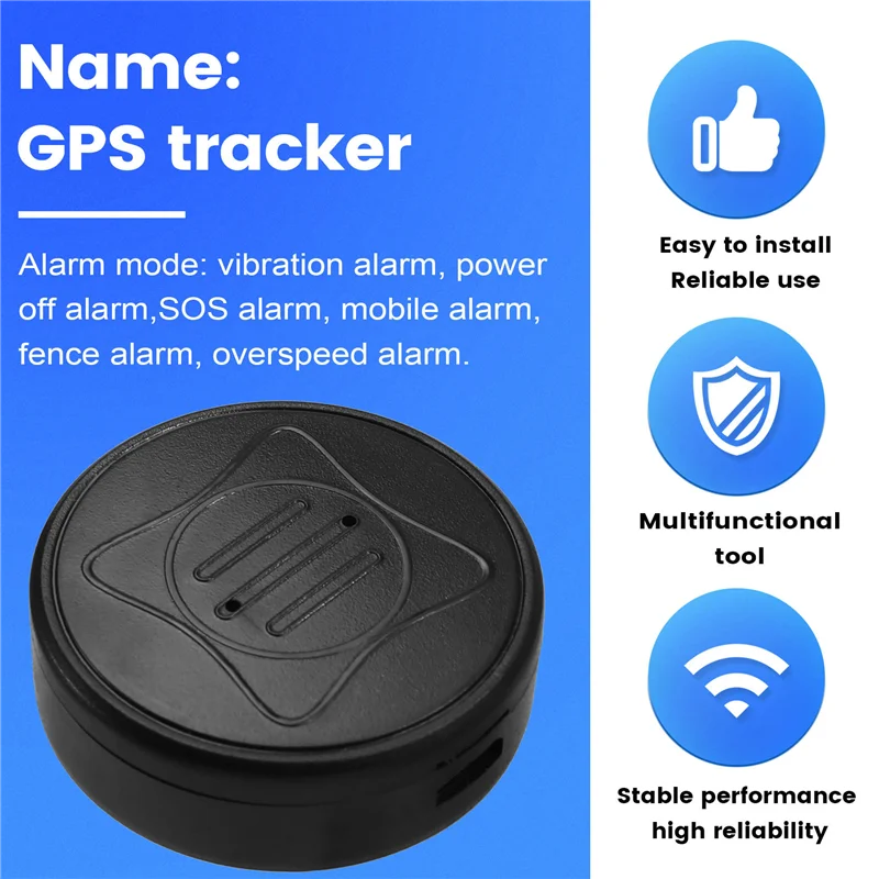 -MEOF 미니 GPS 트래커 자기 스마트 파인더 로케이터 미니 추적 장치 애완 동물 차량 분실 추적기 애완 동물 지갑 추적