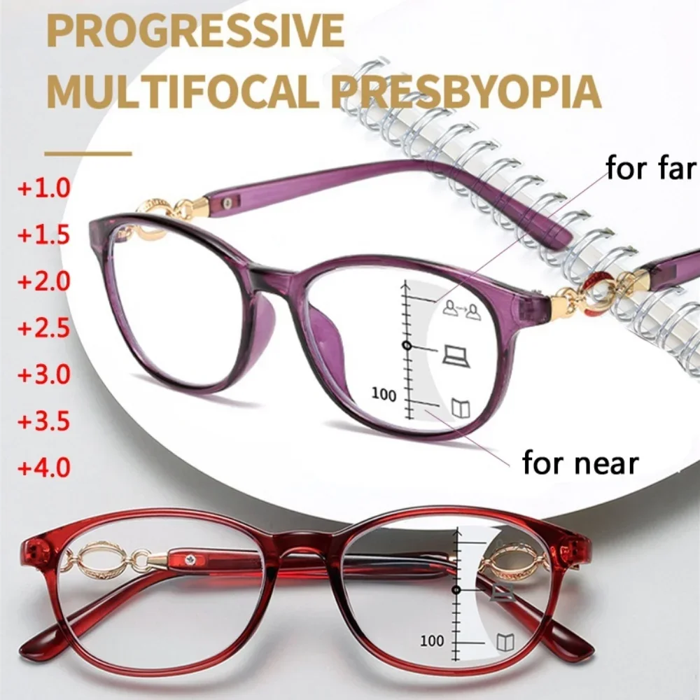 

FG Blue ray proof presbyopia fashionable high-definition middle-aged and elderly women's ultra light reading glasses